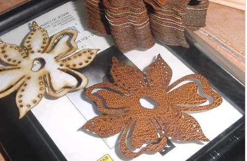 布藝激光雕刻樣品