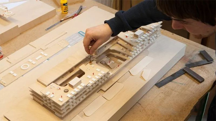 用激光切割機制作模型零件